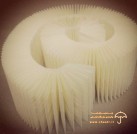 کاغذ چین شده و مواد فیلتر هوا 